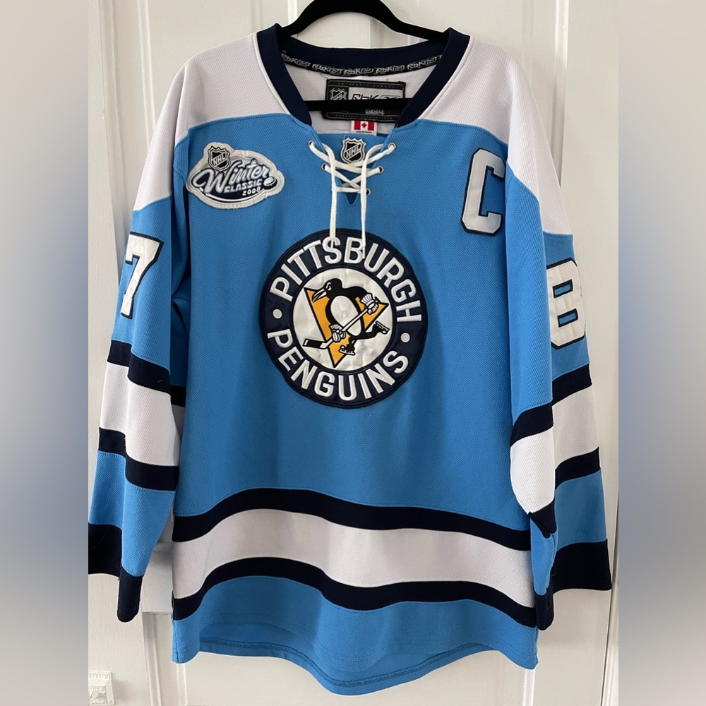 NHL Winter Classic 2008 Pittsburgh Penguins Sidney Crosby Jersey